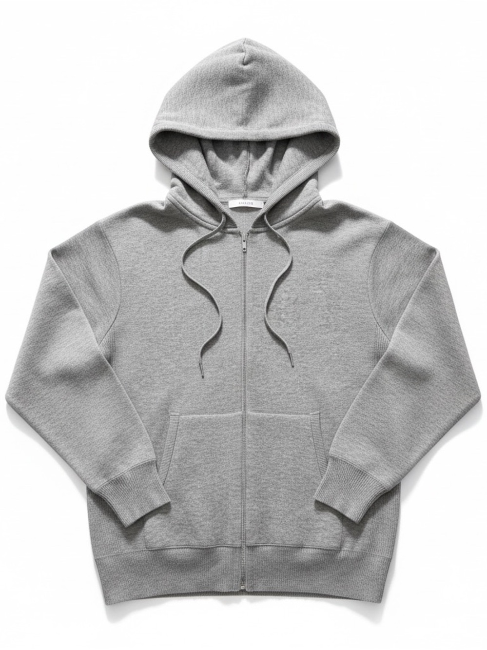 Thakoon Sweater full zip oversized hoodie, size XL, color heather gray NWT